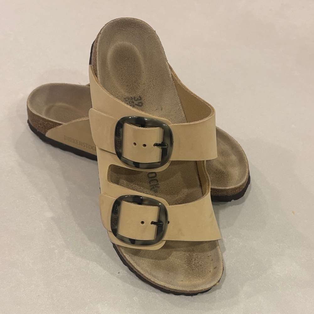 Birkenstock Beige Double Strap Sandals